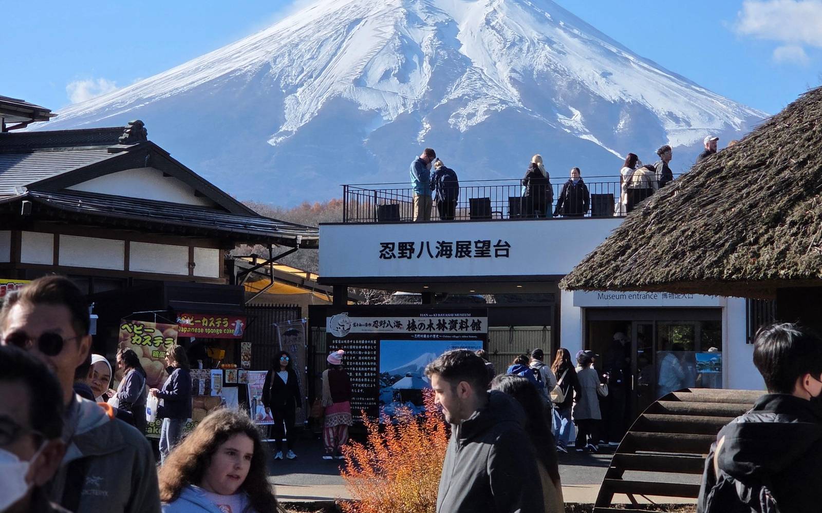 Mount Fuji seen from the Fuji Five Lakes region on a private day tour from Tokyo